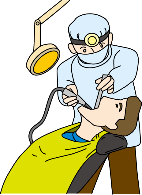 医療27-歯科医 イラスト