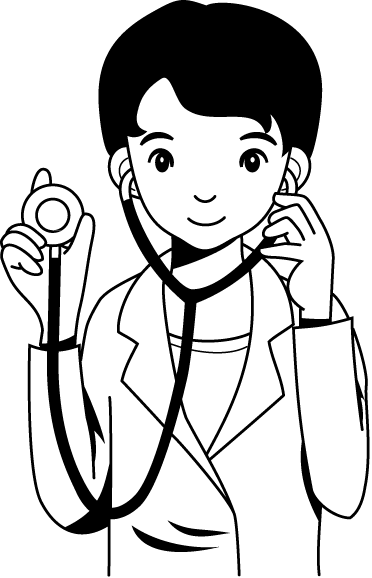 医療08-医者 イラスト