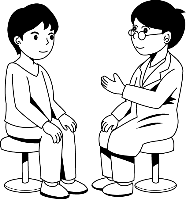医療10-問診 イラスト