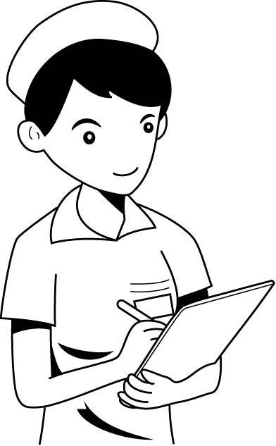 医療18-看護師 イラスト
