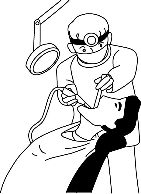 医療27-歯科医 イラスト