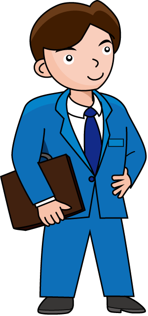 オフィス01-ビジネスマン イラスト