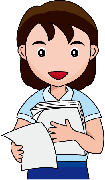 オフィス05-資料 イラスト