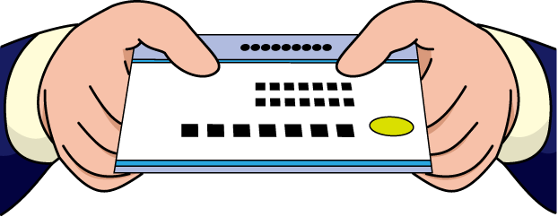 オフィス22-名刺交換 イラスト