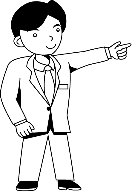 オフィス02-ビジネスマン イラスト