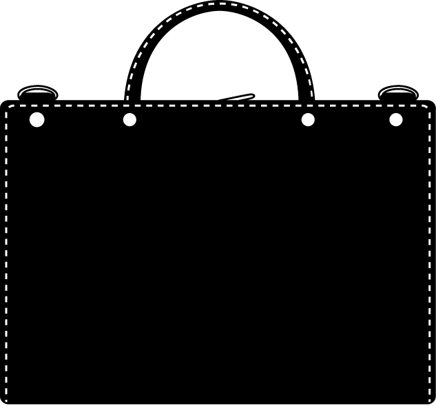 オフィス11-ビジネスバッグイラスト