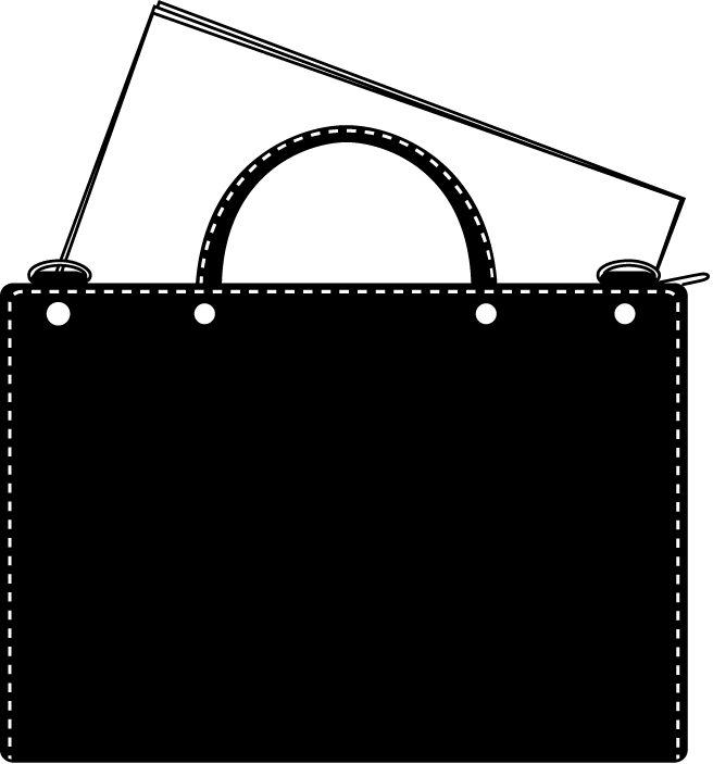 オフィス12-ビジネスバッグイラスト