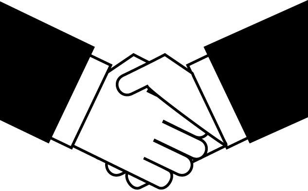 オフィス18-握手 イラスト