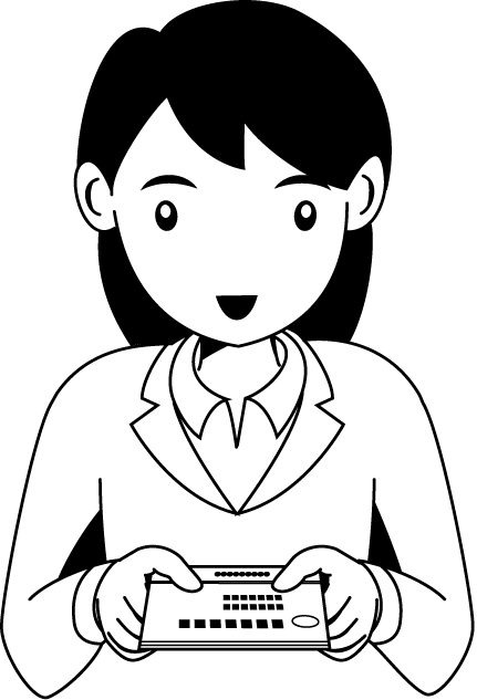 オフィス21-名刺交換 イラスト