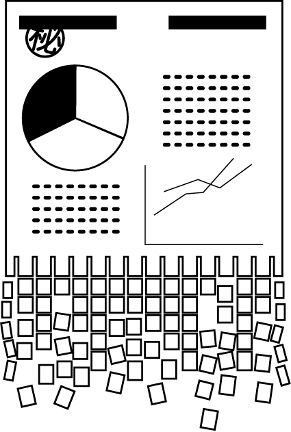 オフィス30-シュレッダーイラスト