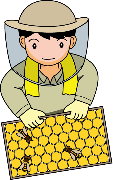 畜産27-養蜂 イラスト