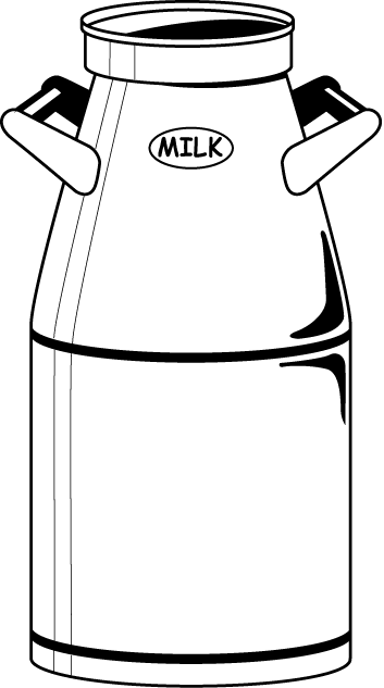 畜産08-牛乳缶 イラスト