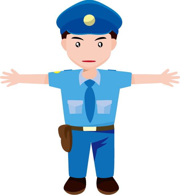 警察04-警官 イラスト