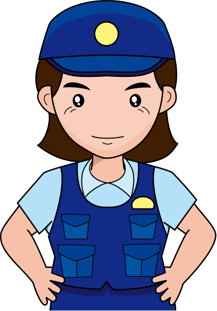 警察11-婦人警官イラスト
