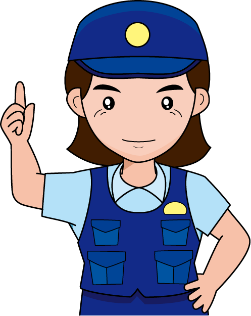 警察12-婦人警官イラスト