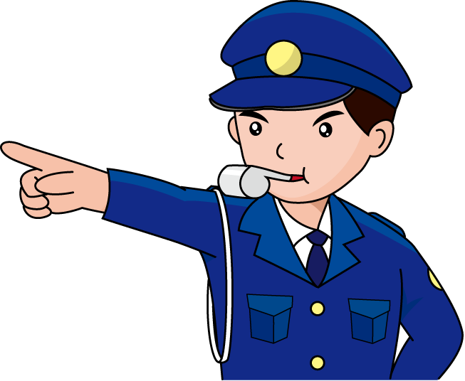 警察28-警官 イラスト