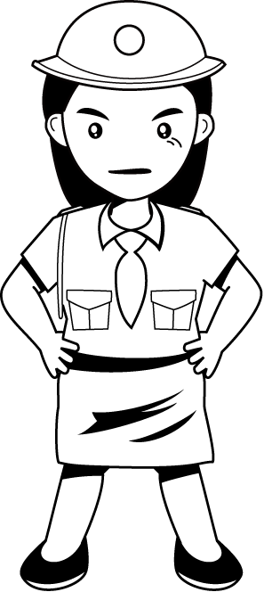 警察07-婦人警官イラスト