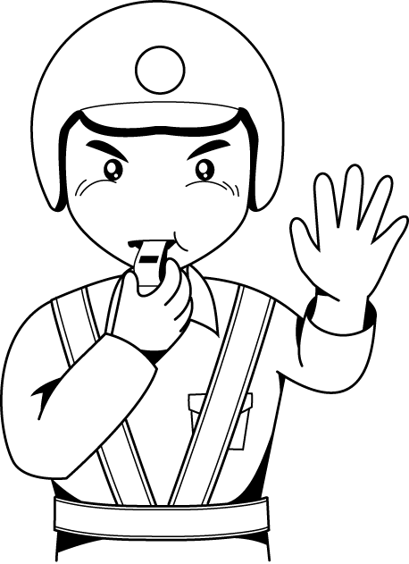 警察10-警官 イラスト