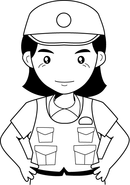 警察11-婦人警官イラスト