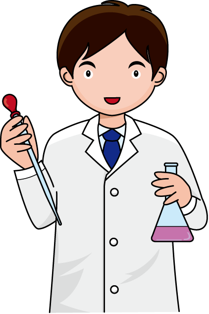 研究03-研究員 イラスト