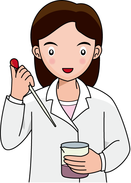 研究04-研究員 イラスト