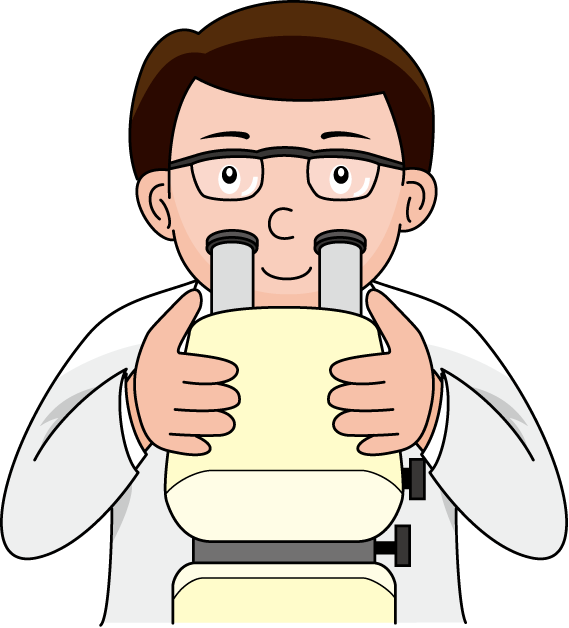 研究09-顕微鏡 イラスト