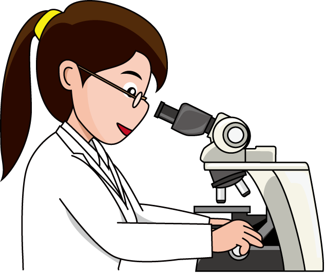 研究11-顕微鏡 イラスト