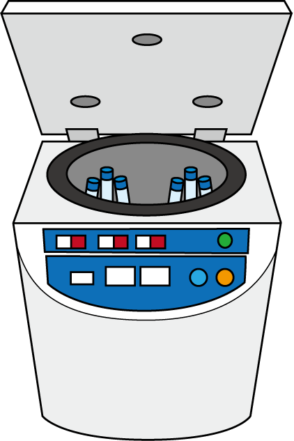 研究19-遠心分離機 イラスト