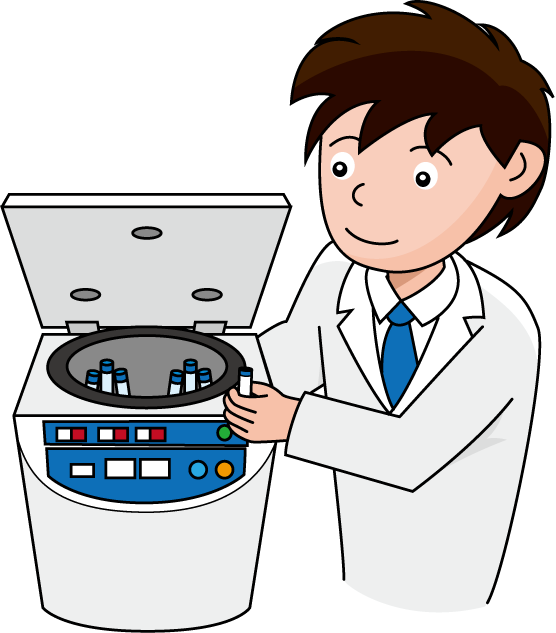 研究20-遠心分離機 イラスト