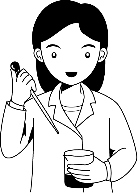 研究04-研究員 イラスト