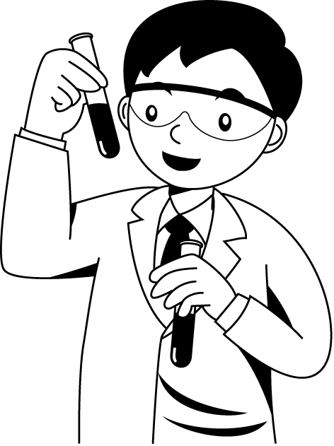 研究07-試験管 イラスト