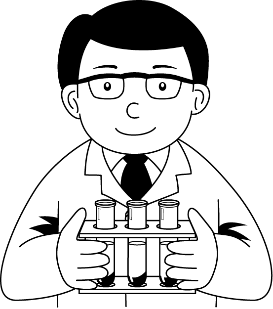 研究08-試験管 イラスト
