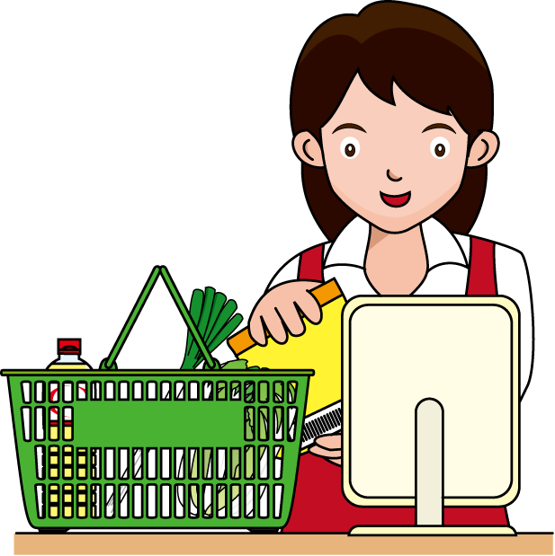 物販27-レジ イラスト
