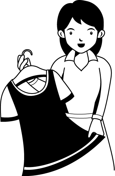 物販10-服飾 イラスト