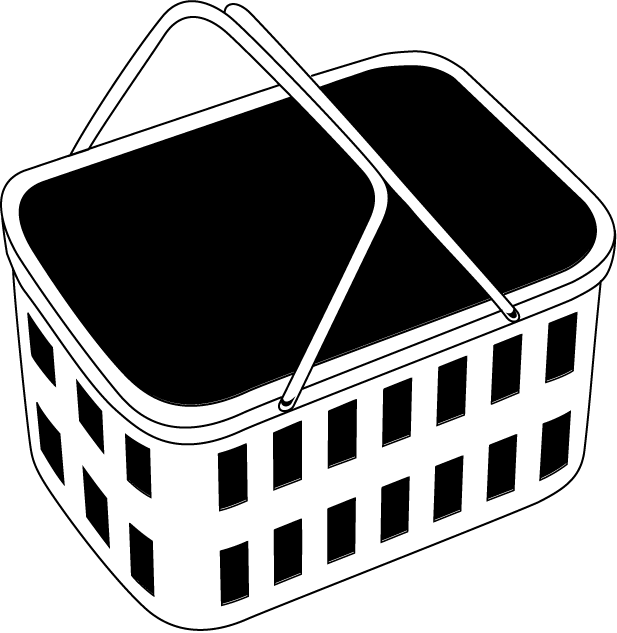 物販21-買い物カゴ イラスト