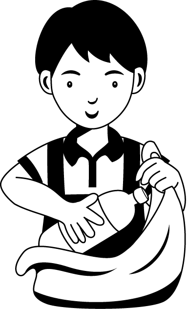 物販22-袋詰め イラスト