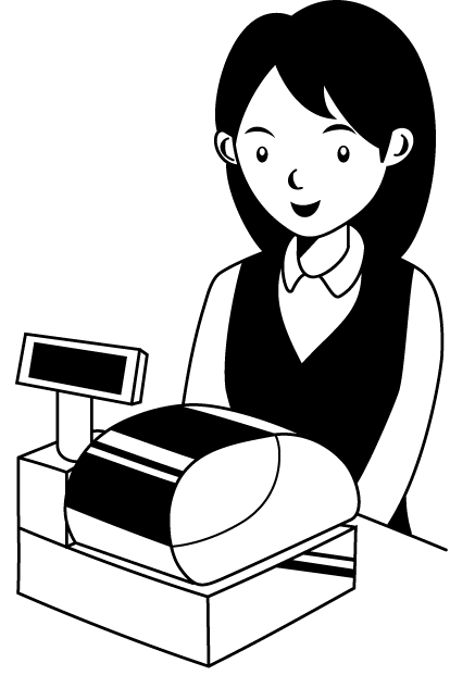 物販24-レジ イラスト