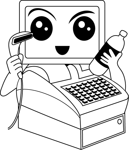 物販26-レジ イラスト
