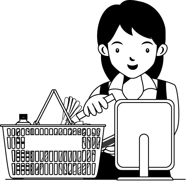 物販27-レジ イラスト