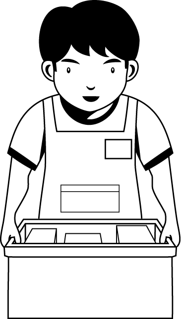 物販29-棚卸 イラスト