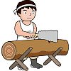 のこぎりのイラスト
