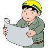 現場監督のイラスト