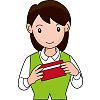 銀行員のイラスト
