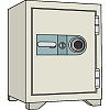 金庫のイラスト