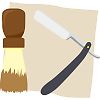 シェービングのイラスト