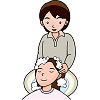 洗髪のイラスト