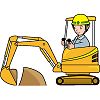 ショベルカーのイラスト