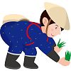 田植えのイラスト