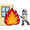 火事のイラスト