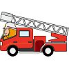 消防車のイラスト